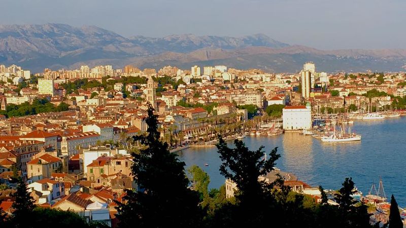 A view of the Croatian coastline.