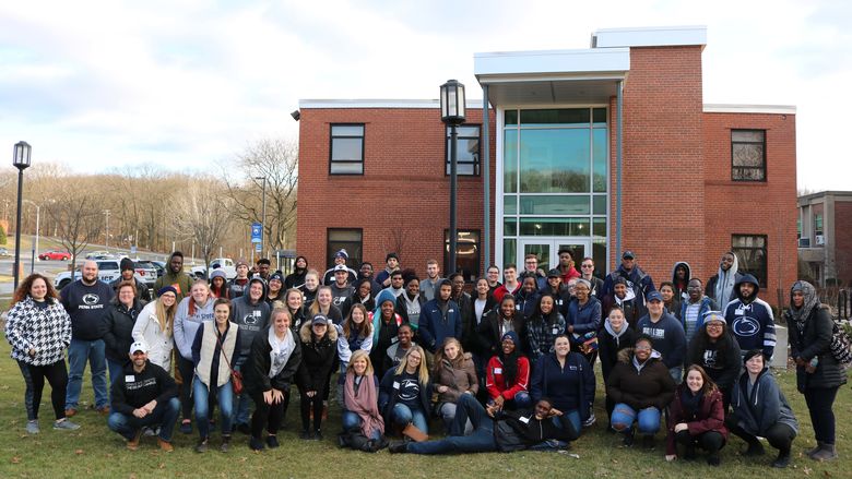 group of volunteers