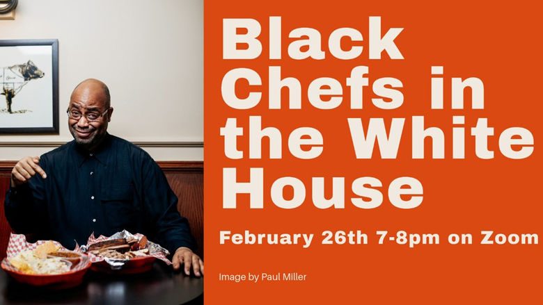 Adrian Miller and text that reads Black Chefs in the White House