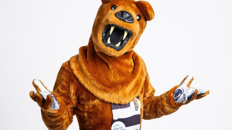 The Nittany Lion mascot