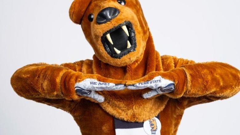 The Nittany Lion mascot