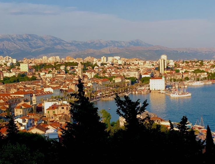 A view of the Croatian coastline.